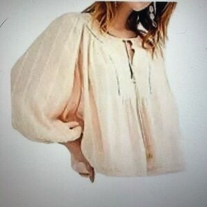 Free People Wrapped in Rhythm Tie Top